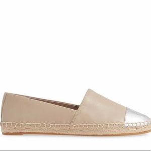 New Tory Burch Espadrille flat light taupe/silver